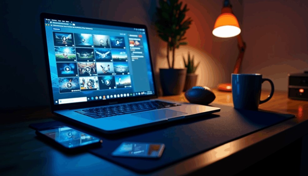 A fake sports streaming website